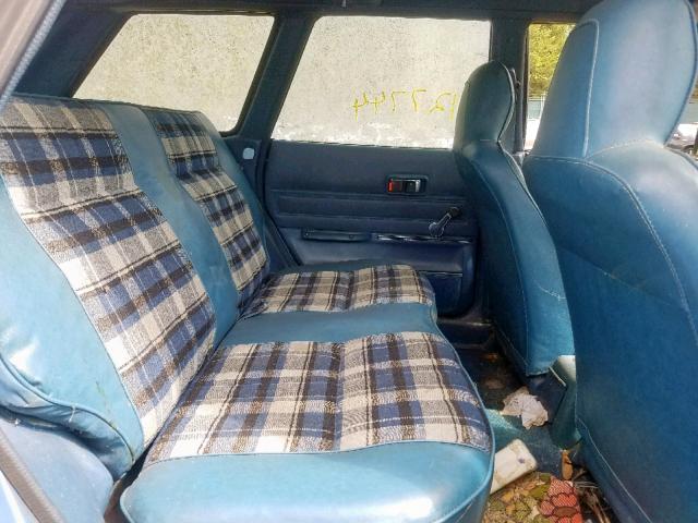 JF23AM31FAG714969 - 1980 SUBARU FORESTER BLUE photo 6