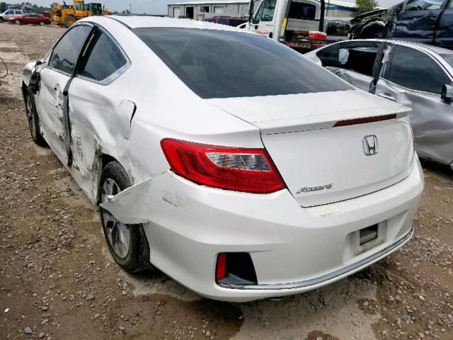 1HGCT1B85EA000303 - 2014 HONDA ACCORD EXL WHITE photo 3