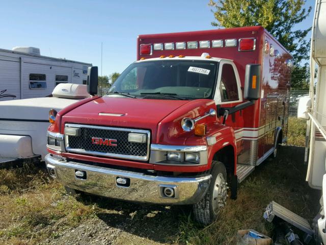 1GDE4V1919F412499 - 2009 GMC C4500 C4V0 RED photo 2