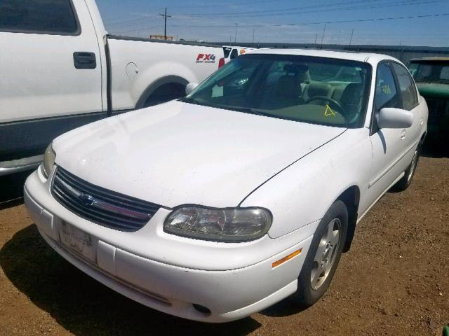 1G1NE52J62M630331 - 2002 CHEVROLET MALIBU LS WHITE photo 2