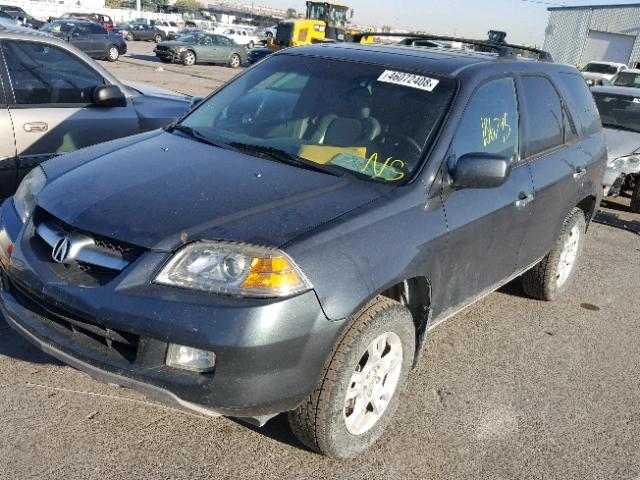 2HNYD18974H523351 - 2004 ACURA MDX TOURIN GRAY photo 2