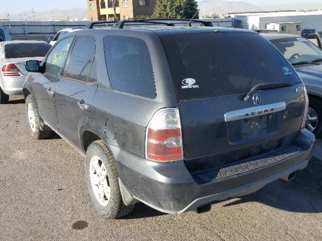 2HNYD18974H523351 - 2004 ACURA MDX TOURIN GRAY photo 3