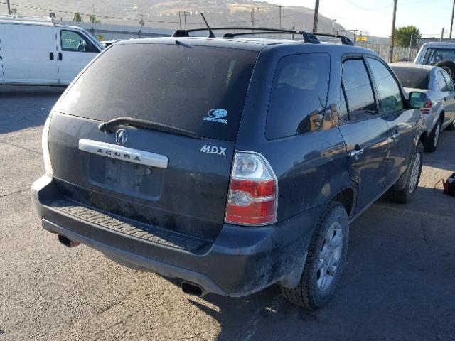 2HNYD18974H523351 - 2004 ACURA MDX TOURIN GRAY photo 4