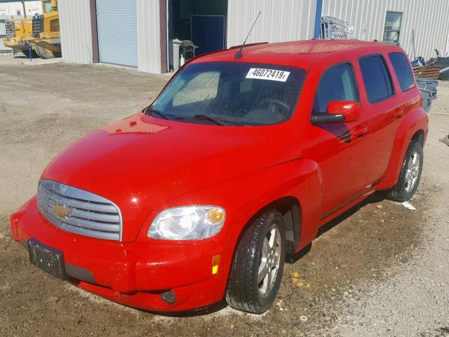 3GNBABFW5BS614610 - 2011 CHEVROLET HHR LT RED photo 2