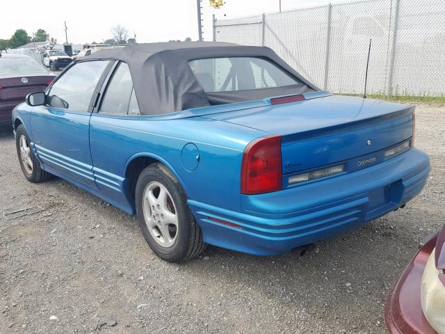 1G3WT35XXRD320828 - 1994 OLDSMOBILE CUTLASS SU TURQUOISE photo 3