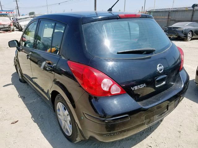 3N1BC1CP0BL475686 - 2011 NISSAN VERSA S BLACK photo 3