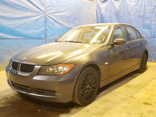 WBAVD13586KT78052 - 2006 BMW 325 XI GRAY photo 2