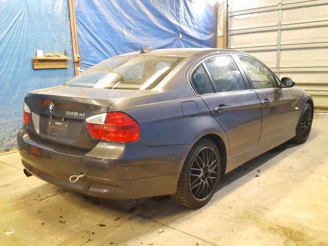 WBAVD13586KT78052 - 2006 BMW 325 XI GRAY photo 4