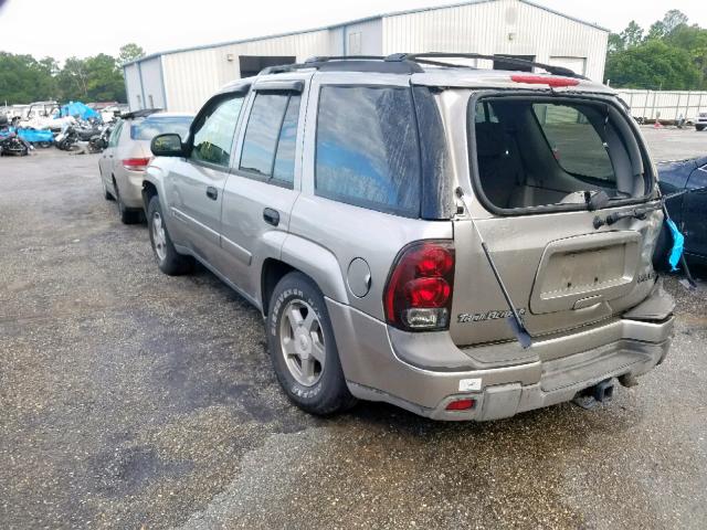 1GNDS13S932232496 - 2003 CHEVROLET TRAILBLAZE GRAY photo 3