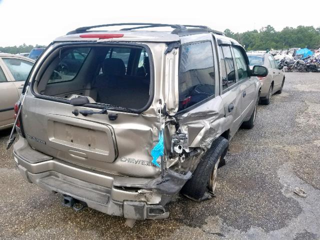 1GNDS13S932232496 - 2003 CHEVROLET TRAILBLAZE GRAY photo 4