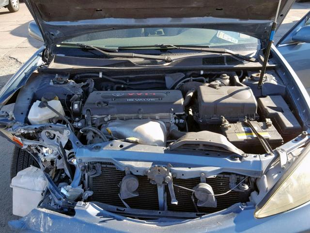 4T1BE30K82U502873 - 2002 TOYOTA CAMRY LE BLUE photo 7
