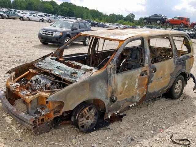 1GNDX03E54D101559 - 2004 CHEVROLET VENTURE BURN photo 2