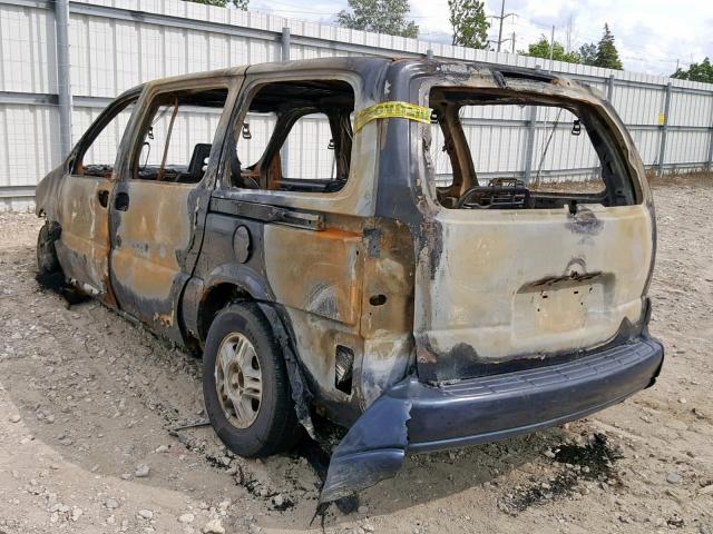 1GNDX03E54D101559 - 2004 CHEVROLET VENTURE BURN photo 3