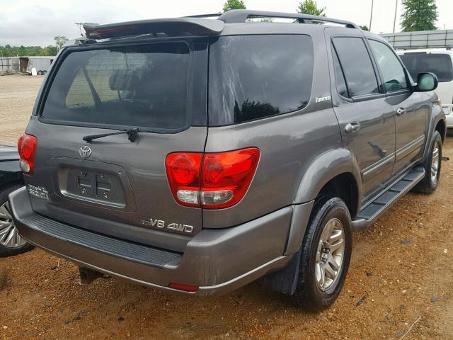 5TDBT48A36S267479 - 2006 TOYOTA SEQUOIA LI GRAY photo 4