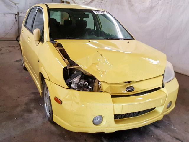 JS2RD61H245250051 - 2004 SUZUKI AERIO SX YELLOW photo 9