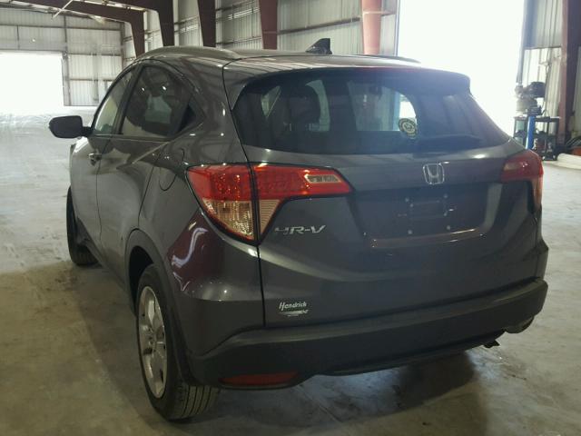 3CZRU5H79GM724149 - 2016 HONDA HR-V EXL GRAY photo 3