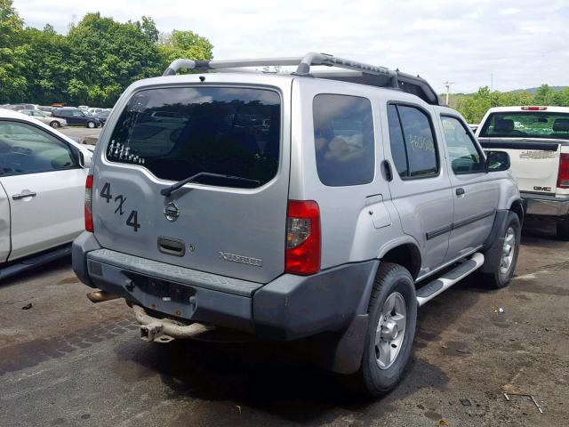 5N1ED28Y74C643364 - 2004 NISSAN XTERRA XE SILVER photo 4