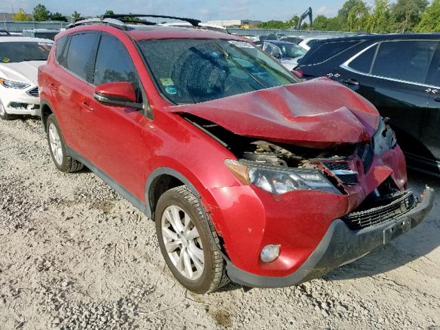 2T3YFREV1DW039725 - 2013 TOYOTA RAV4 LIMIT RED photo 1