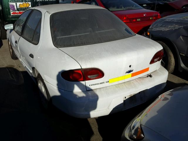 1G1JF524617117387 - 2001 CHEVROLET CAVALIER L WHITE photo 3