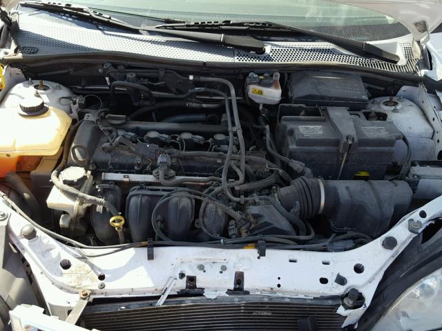 1FAFP34N57W146193 - 2007 FORD FOCUS ZX4 WHITE photo 7