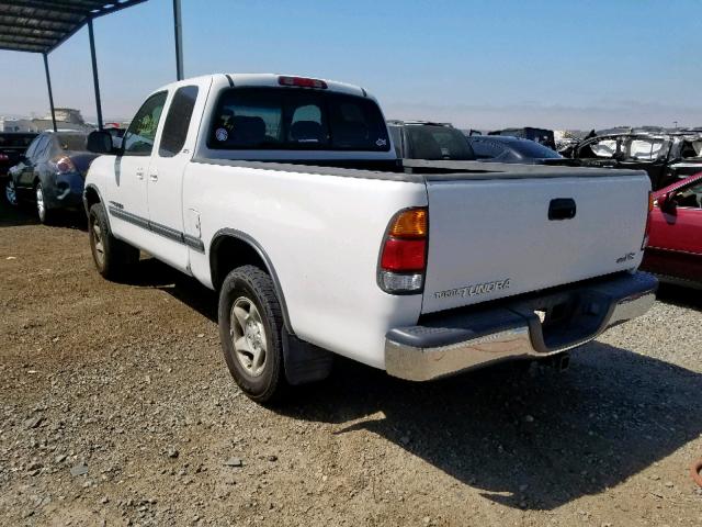 5TBRT341X1S189749 - 2001 TOYOTA TUNDRA ACC WHITE photo 3