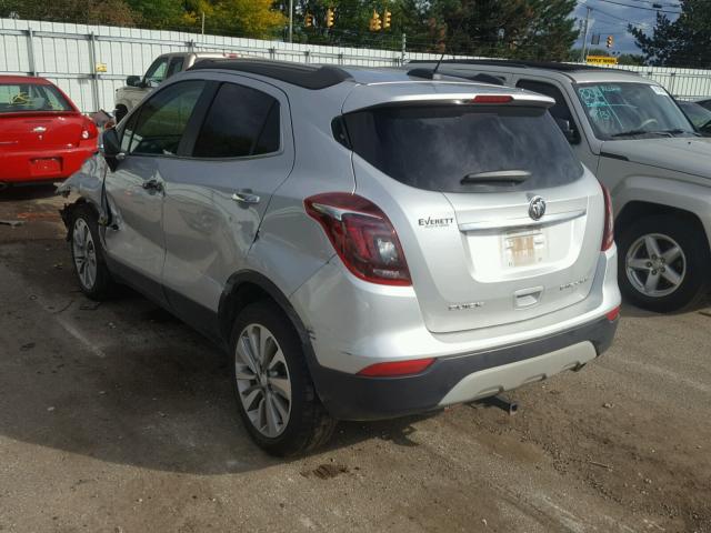 KL4CJASB1HB250050 - 2017 BUICK ENCORE PRE SILVER photo 3