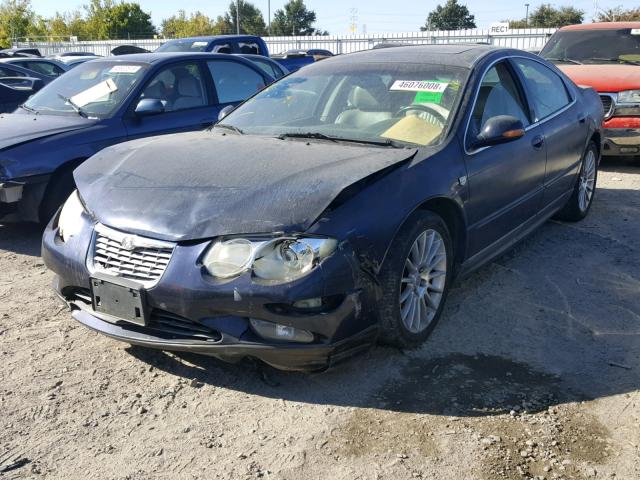 2C3AE76K72H271017 - 2002 CHRYSLER 300M SPECI BLUE photo 2