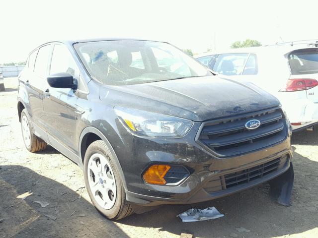 1FMCU0F70JUA48559 - 2018 FORD ESCAPE S BLACK photo 1