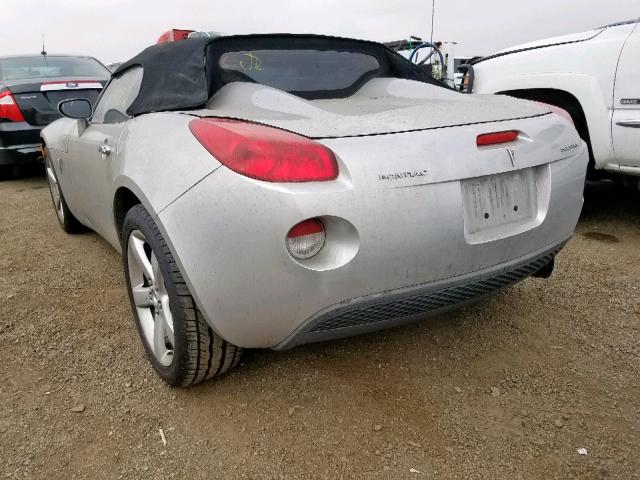 1G2MB33B26Y000817 - 2006 PONTIAC SOLSTICE SILVER photo 3