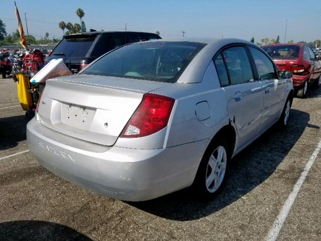 1G8AJ55F46Z197281 - 2006 SATURN ION LEVEL SILVER photo 4