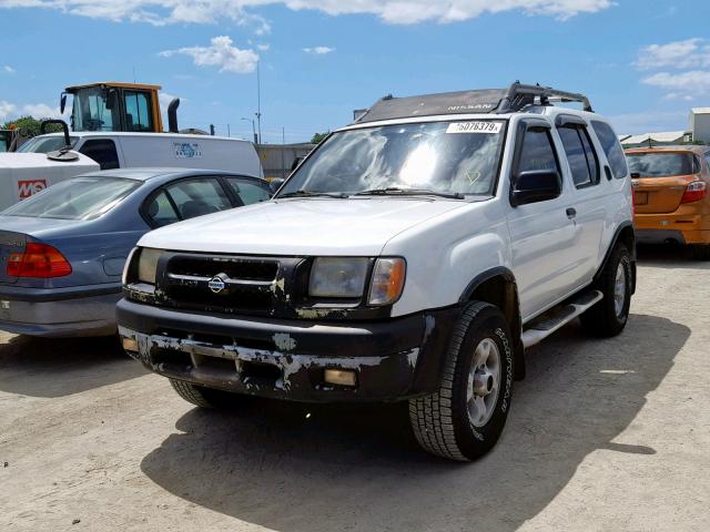 5N1ED28Y0YC507809 - 2000 NISSAN XTERRA XE WHITE photo 2