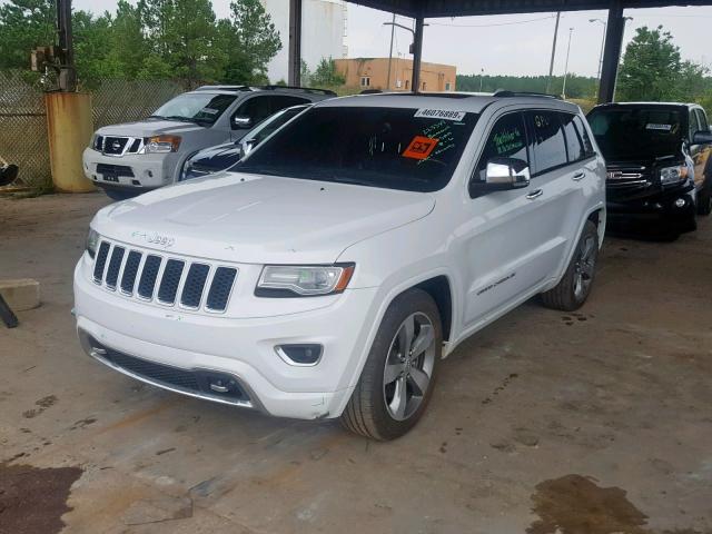 1C4RJFCT4EC265166 - 2014 JEEP GRAND CHER WHITE photo 2