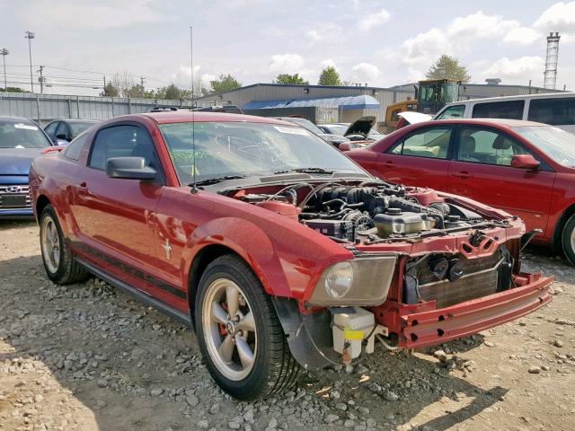1ZVHT80N065264154 - 2006 FORD MUSTANG RED photo 1
