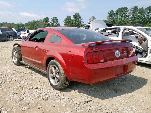 1ZVHT80N065264154 - 2006 FORD MUSTANG RED photo 3