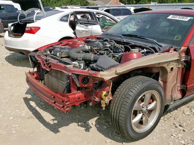 1ZVHT80N065264154 - 2006 FORD MUSTANG RED photo 9