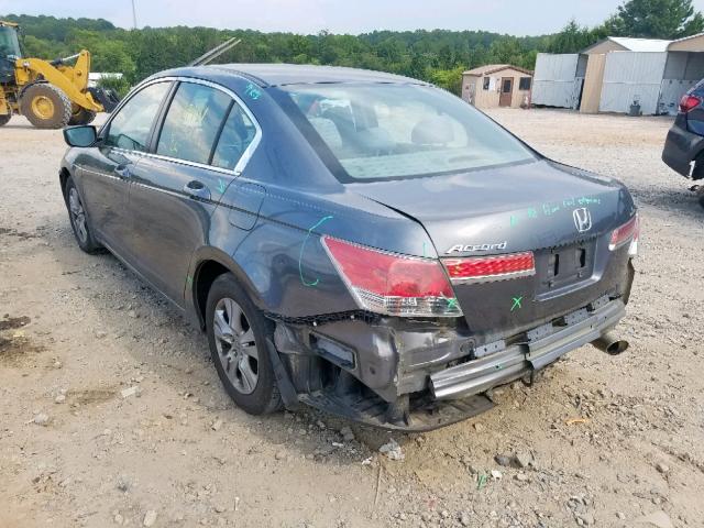 1HGCP2F43BA131453 - 2011 HONDA ACCORD LXP GRAY photo 3