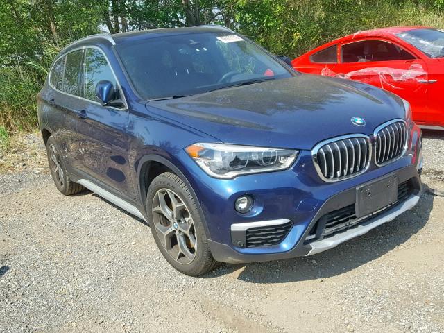 WBXHT3C31J3H30569 - 2018 BMW X1 XDRIVE2 BLUE photo 1