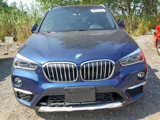 WBXHT3C31J3H30569 - 2018 BMW X1 XDRIVE2 BLUE photo 9