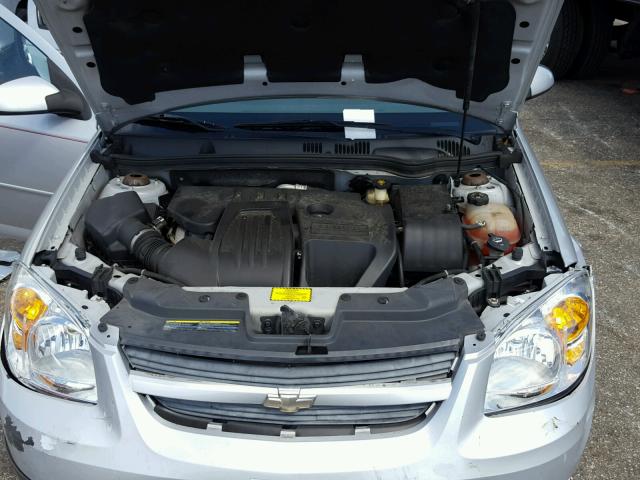 1G1AL55F077401421 - 2007 CHEVROLET COBALT LT SILVER photo 7