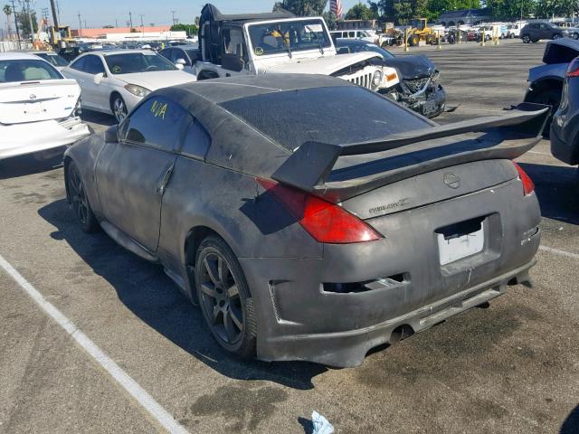 JN1AZ34D24T166035 - 2004 NISSAN 350Z COUPE BLACK photo 3