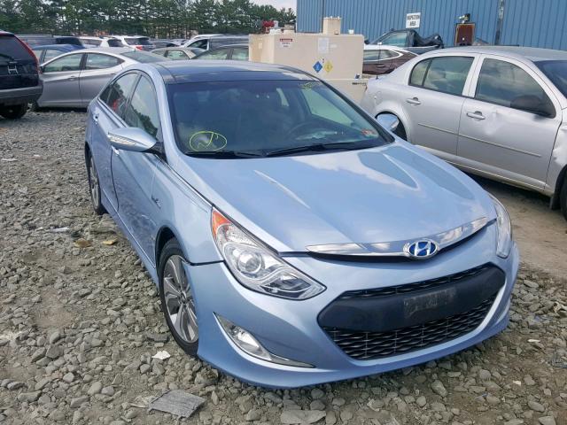 KMHEC4A44DA068321 - 2013 HYUNDAI SONATA HYB BLUE photo 1