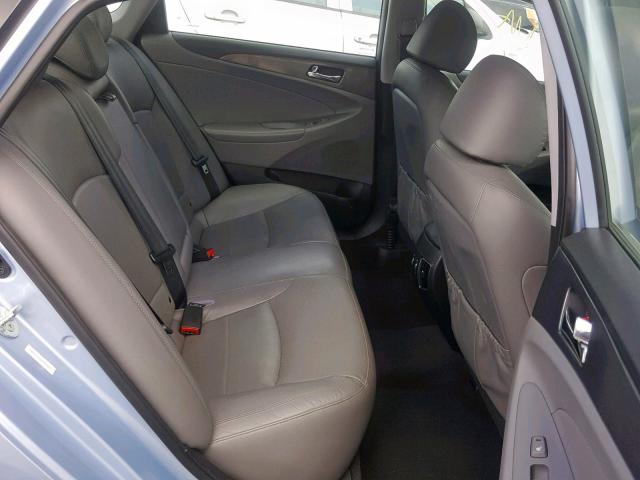 KMHEC4A44DA068321 - 2013 HYUNDAI SONATA HYB BLUE photo 6