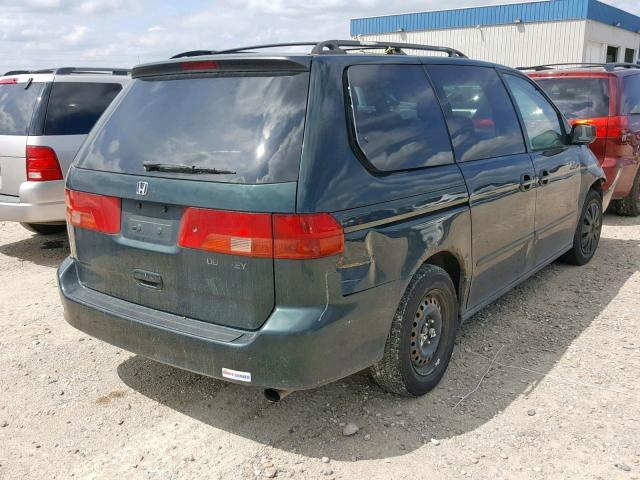 2HKRL1857XH531956 - 1999 HONDA ODYSSEY LX GREEN photo 4