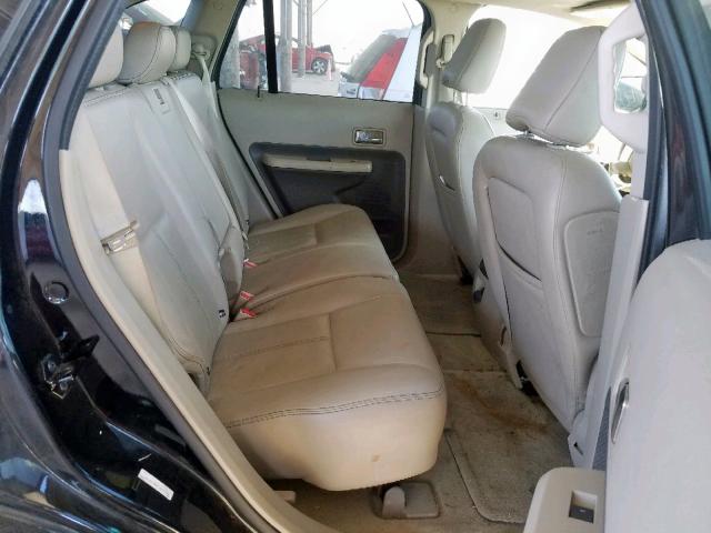 2FMDK38C97BA81659 - 2007 FORD EDGE SEL BLACK photo 6