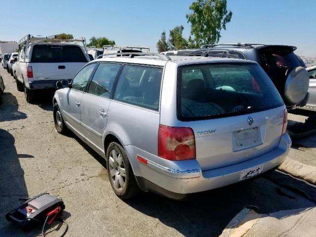 WVWWH63B21E263551 - 2001 VOLKSWAGEN PASSAT GLX 银色 照片 3