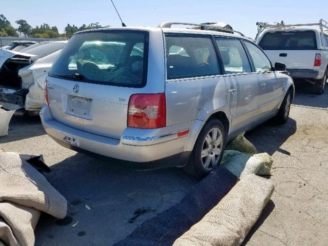 WVWWH63B21E263551 - 2001 VOLKSWAGEN PASSAT GLX 银色 照片 4