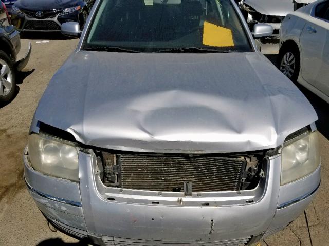 WVWWH63B21E263551 - 2001 VOLKSWAGEN PASSAT GLX 银色 照片 7