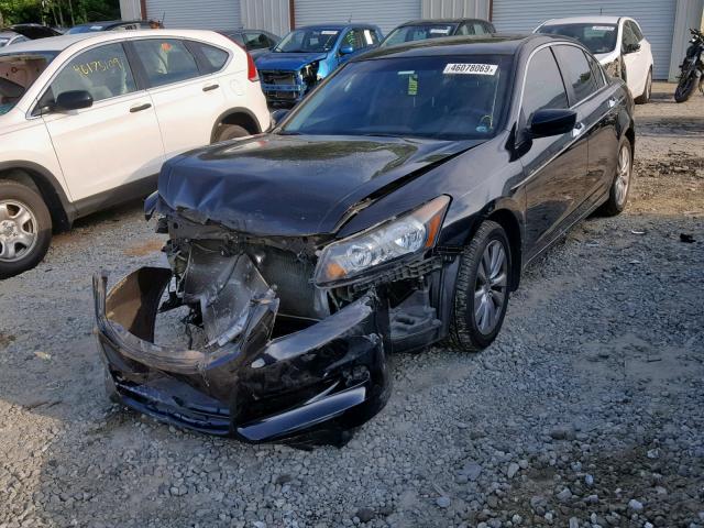 1HGCP3F87CA022620 - 2012 HONDA ACCORD EXL BLACK photo 2