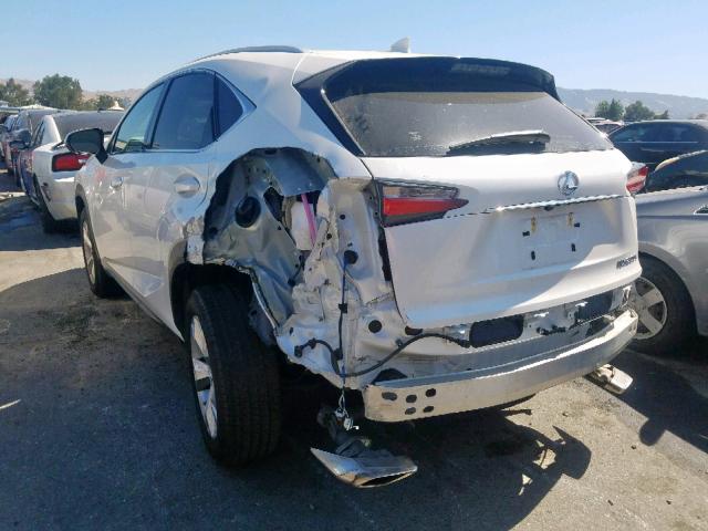 JTJYARBZXH2084342 - 2017 LEXUS NX 200T BA WHITE photo 3