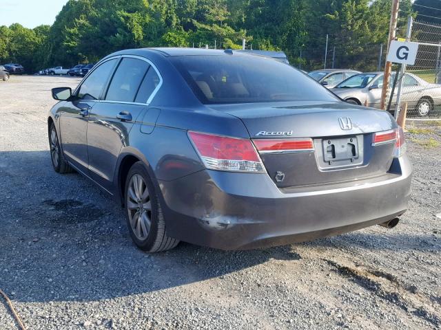 1HGCP2F86CA153709 - 2012 HONDA ACCORD EXL GRAY photo 3